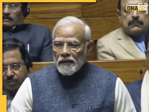 PM Narendra Modi in Parliament