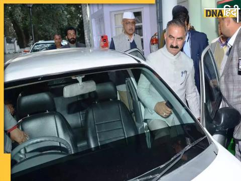 Himachal Pradesh CM In His Alto Car