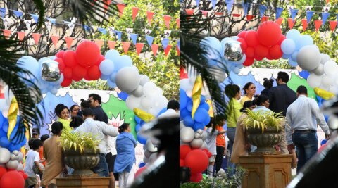 Kareena Kapoor & Saif Ali Khan son Jeh birthday party