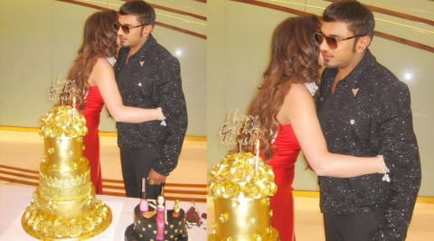 Urvashi Rautela birthday celebration with Yo Yo Honey Singh 