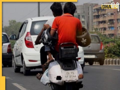 Riding Without Helmet