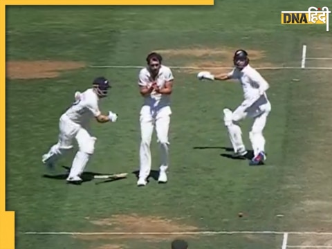 Kane Williamson Bizarre run out after mid pitch collision with Will Young Watch Video NZ vs AUS 1st Test