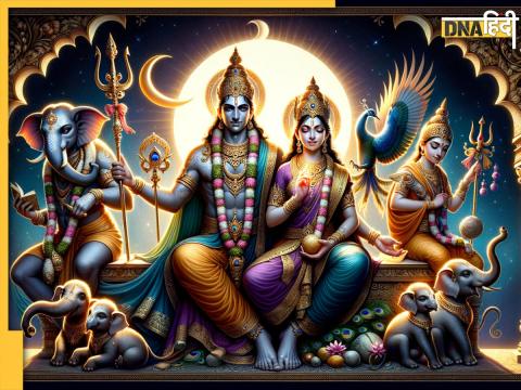 Lord Shiv Family Picture