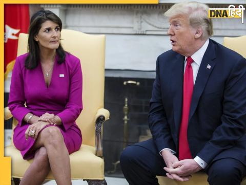 Nikki Haley and Donald Trump