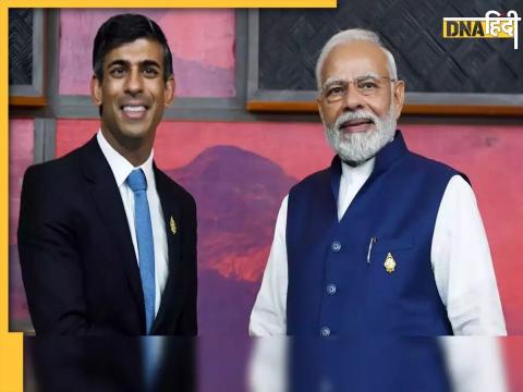 British PM Rishi Sunak and PM Narendra Modi (file photo)