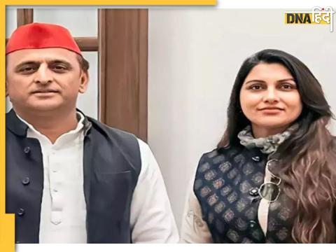 Kajal Nishad with Akhilesh Yadav