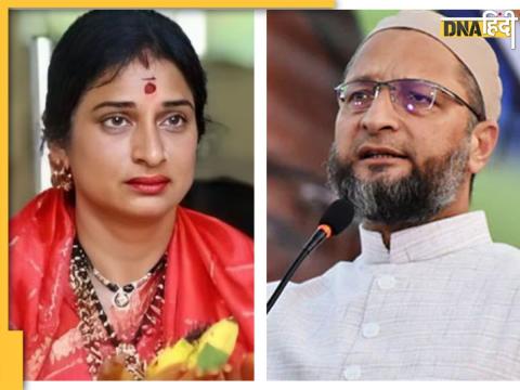 BJP candidate Madhavi Latha & Asaduddin Owaisi