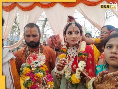 gwalior mp unique news a 23 year old girl shivani married lord krishna 