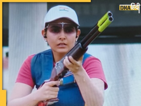 Maheshwari Chauhan Secures Paris 2024 Olympic 2024 Quota Shotgun Qualifiers Silver Medal 