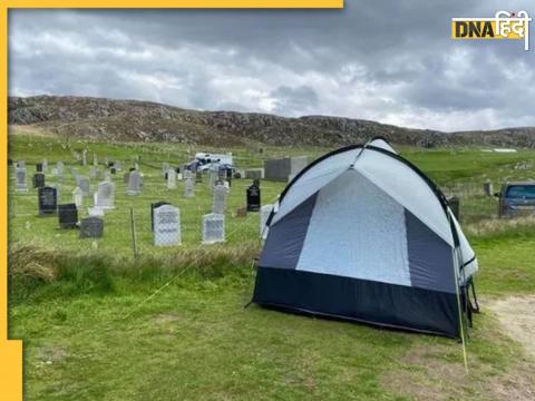 UK local resident live in graveyards