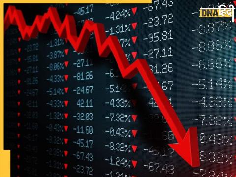 stock market crashes sensex and nifty falls