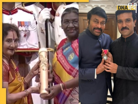 Vyjayanthimala Chiranjeevi honoured with Padma Vibhushan