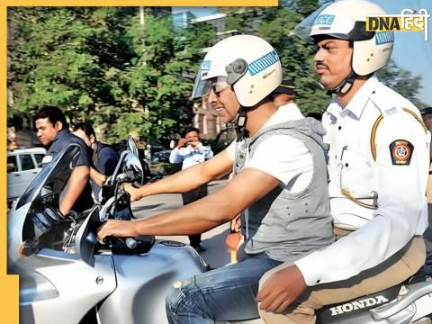 Akshay Kumar Collide With RTO Officer Bike