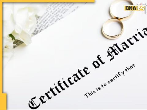 marriage certificate