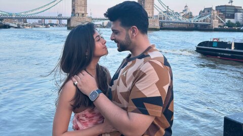 Tejasswi Prakash Karan Kundra latest mushy photos 