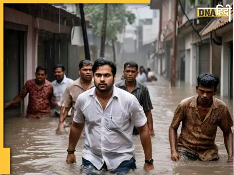 Flood in up Assam Mumbai Uttarakhand 