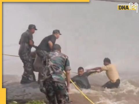 Flood in the waterfall of Maa Tutla Bhavani Dam 