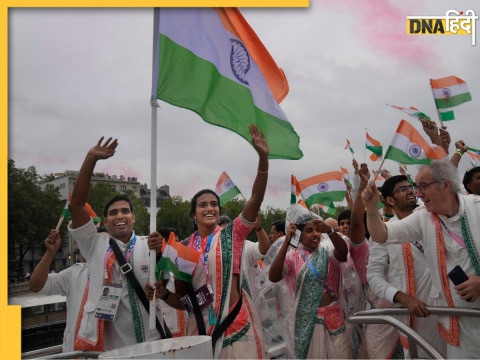 Paris Olympics 2024 Opening Ceremony Live Seine River Parade Update  PV Sindhu Sharath Kamal