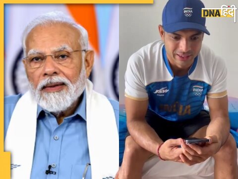 PM Modi Congratulates Neeraj Chopra on Phone Call After Winning Paris Olympics 2024 Silver Medal Watch Video