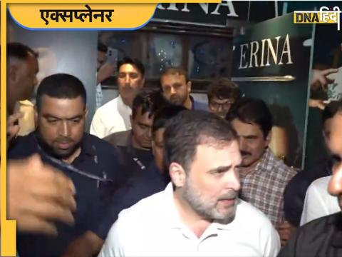 Rahul Gandhi लाल चौक पर लोगों के बीच आम आदमी की तरह पहुंचे हैं. (फोटो- PTI)