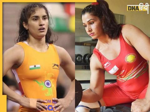 Vinesh Phogat and WWE wrestler Kavita Dalal