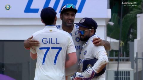 Ashwin taken 5 wickets against Asian team