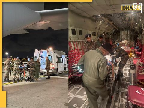 Indian Army और Indian Air Force ने इजरायल में घायल हुए भारतीय जवान को मिलकर एयरलिफ्ट किया है.