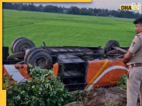 bus fell into deep gorge in Balasore