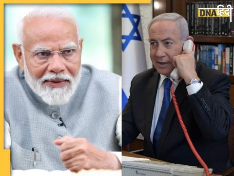 PM Narendra Modi and Benjamin Netanyahu