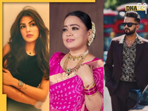 Rhea Chakraborty, ELvish Yadav, Bharti SIngh