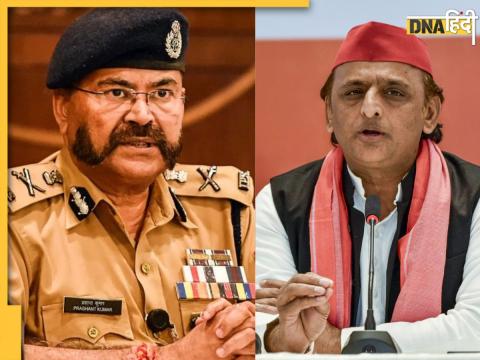 up dgp prashant kumar and Akhilesh Yadav