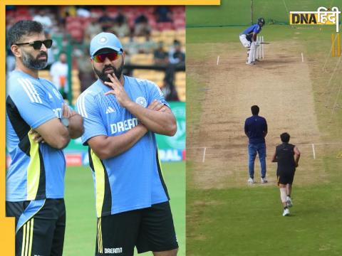 Mohammed Shami bowls in Nets After India loss Bengaluru Test Against New Zealand Rohit Sharma