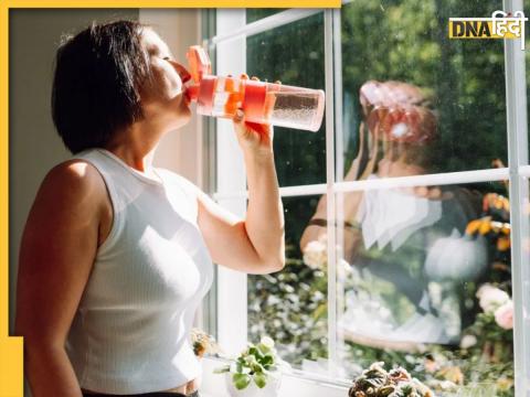 Drinking water while standing