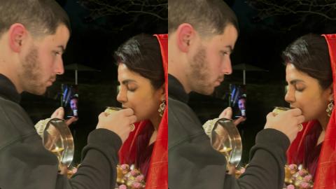 Priyanka Chopra nick jonas Celebrated Karwa Chauth