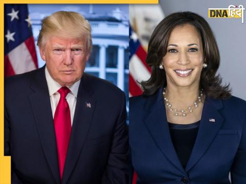 Donald Trump and Kamala Harris