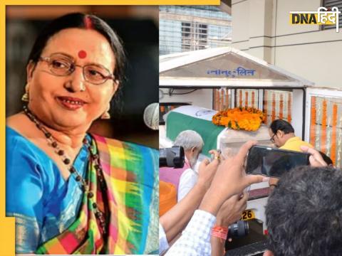 sharda Sinha funeral at gulbi ghat