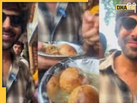 Kartik Aaryan Enjoying Litti Chokha In Patna