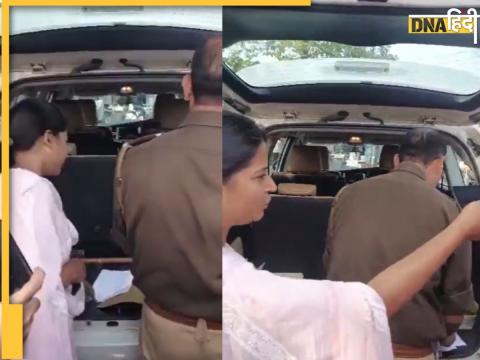 Uttar Pradesh Viral Video: उत्तर प्रदेश की Katehari Assembly Seat पर गाड़ी की चेकिंग से नाराज सपा सांसद की बेटी.