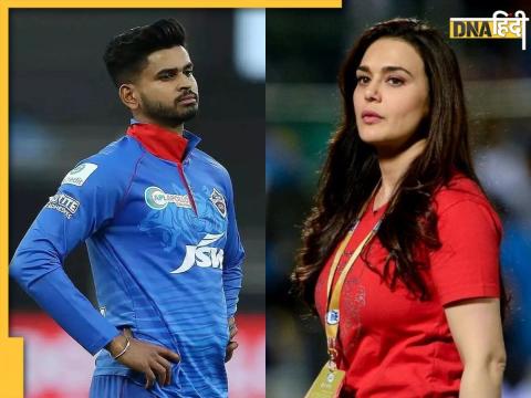 Shreyas Iyer and preity zinta