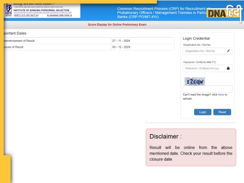 IBPS PO Scorecard 2024