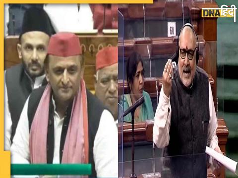 Akhilesh Yadav Vs Giriraj Singh In Lok Sabha