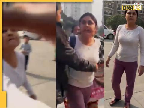 Noida Gaur City Women Fight Viral Video