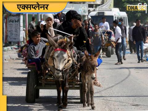 इजरायल के चलते दर दर भटकने को मजबूर है गाजा की जनता 