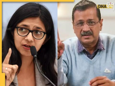 Swati Maliwal and Arvind Kejriwal