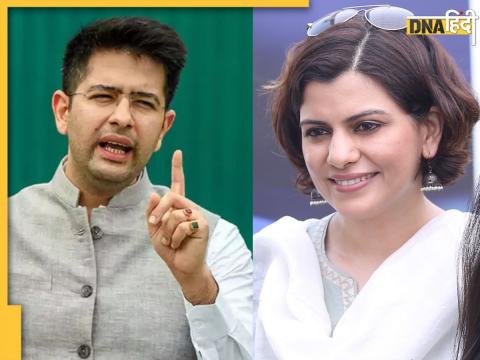 Raghav Chadha and Nidhi Razdan