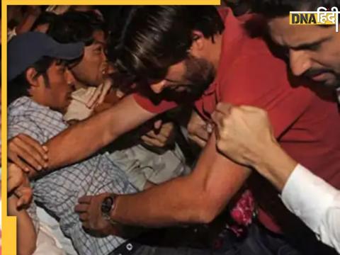 Shahid Afridi attacked by fans Shahid Afridi attacked by fans