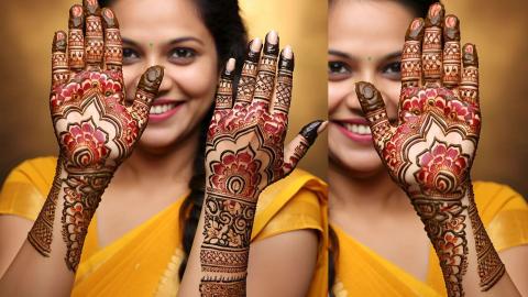 Full Hand Mehndi Design