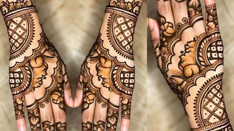Back Hand Mehndi Design