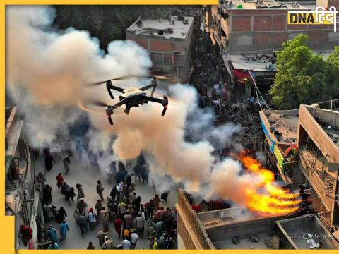 Indian Air Force ने पाकिस्तान के लाहौर में ड्रोन अटैक किया है. (AI IMage) Indian Air Force ने पाकिस्तान के लाहौर में ड्रोन अटैक किया है. (AI IMage)