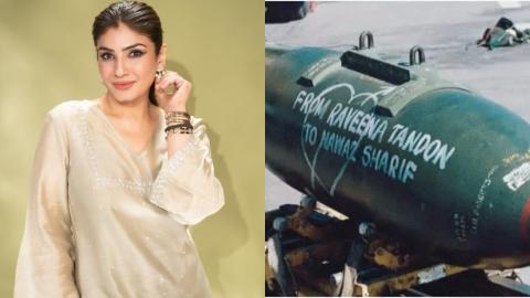 Indian Army Send A Missile To Pakistani PM Nawaz Sharif From Raveena Tandon